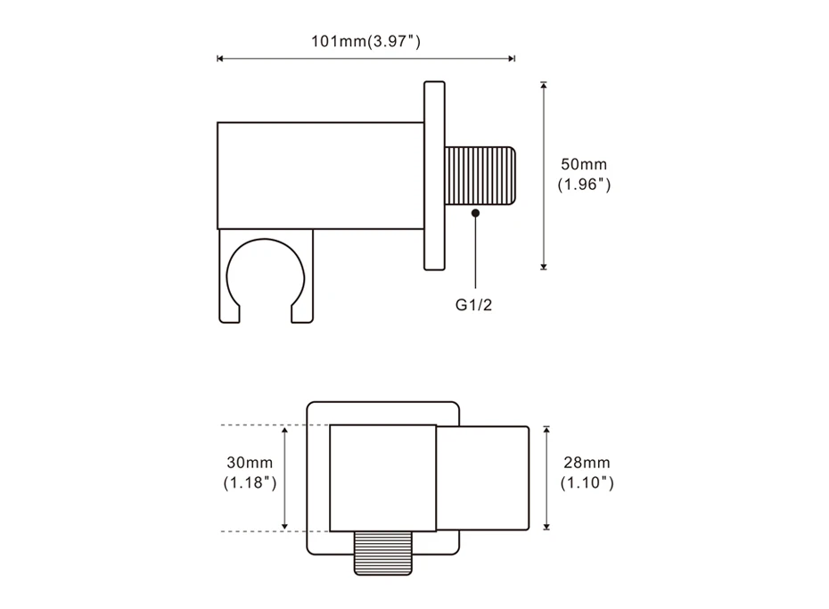- Gold Shower Bathroom Accessory