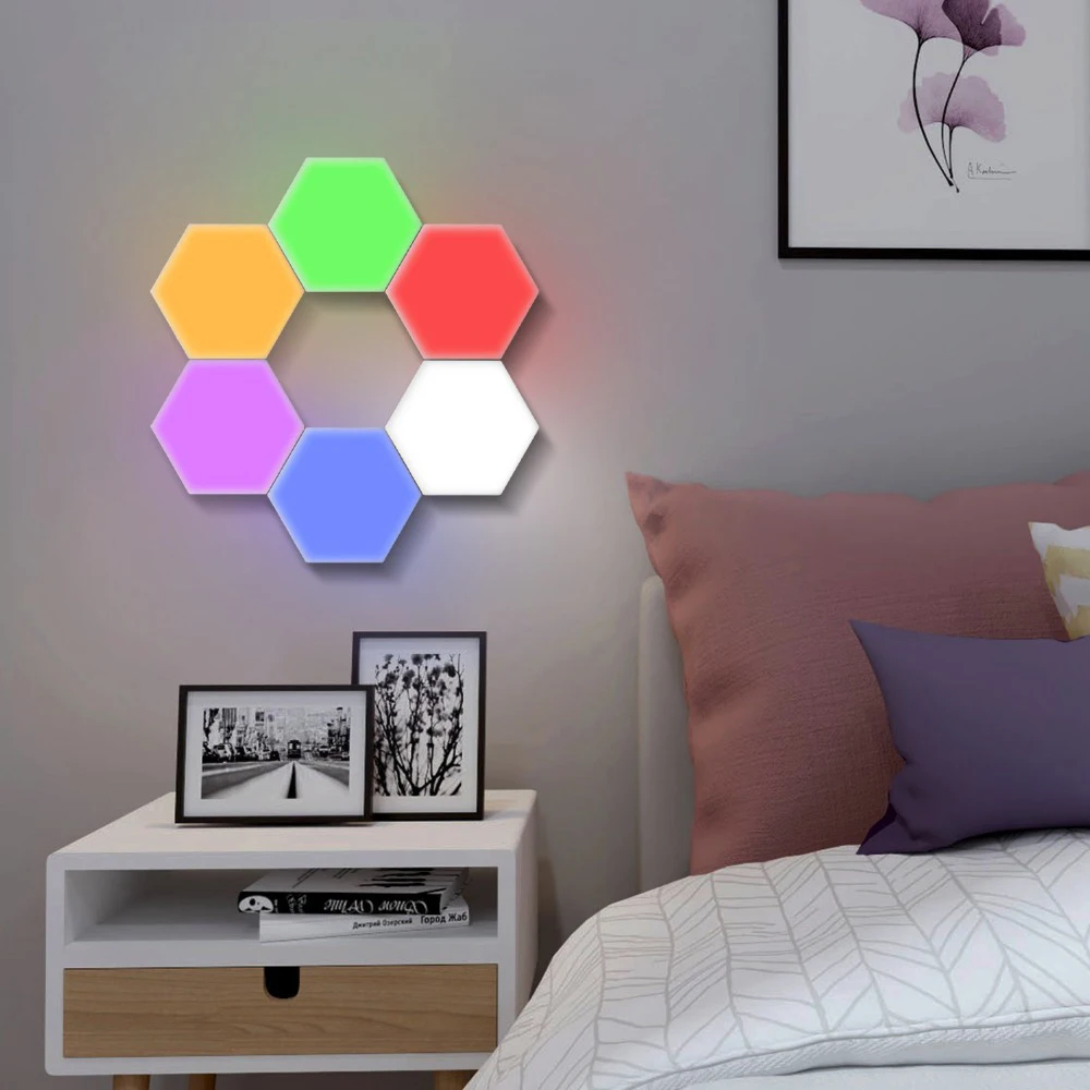 - Touch Sensitive Modular Quantum LED Wall Lamp