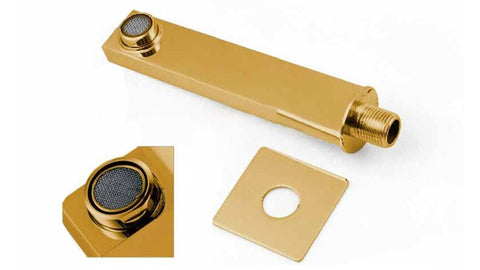 - Gold Brass Rainfall Shower Head