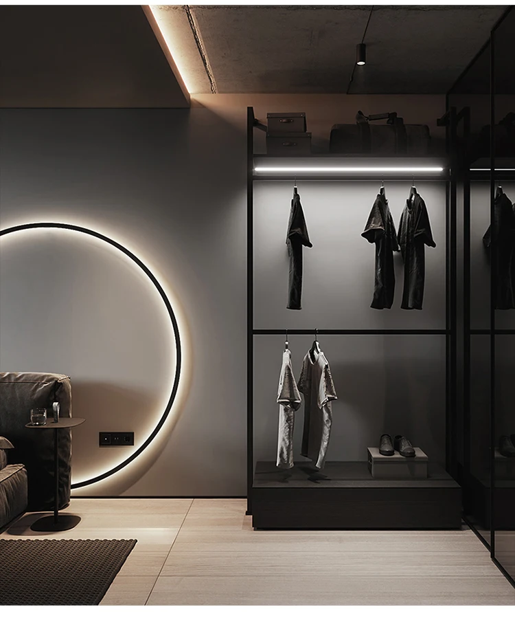 Ha6663311b85c4067bd87647ccbe934b96 - Modern Minimalist Round Wall Lamp