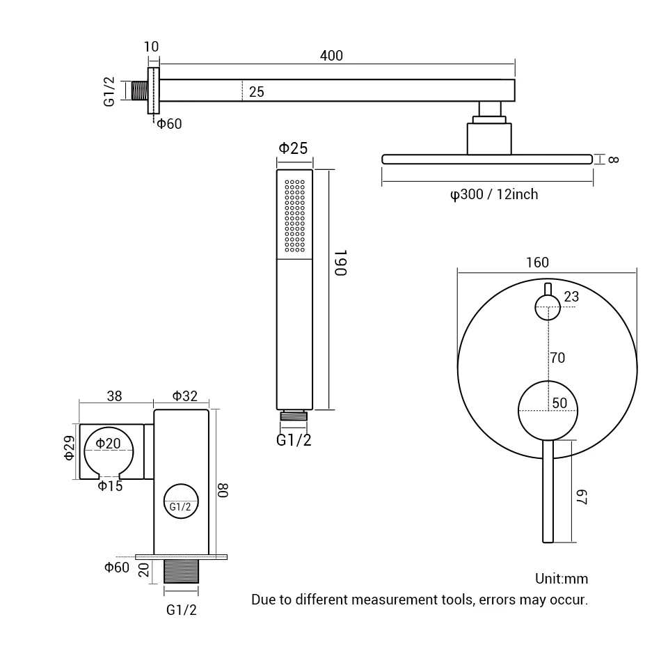 Haab8daf5841a4d458110f0135333fd46e - Silver Bathroom Shower Faucet