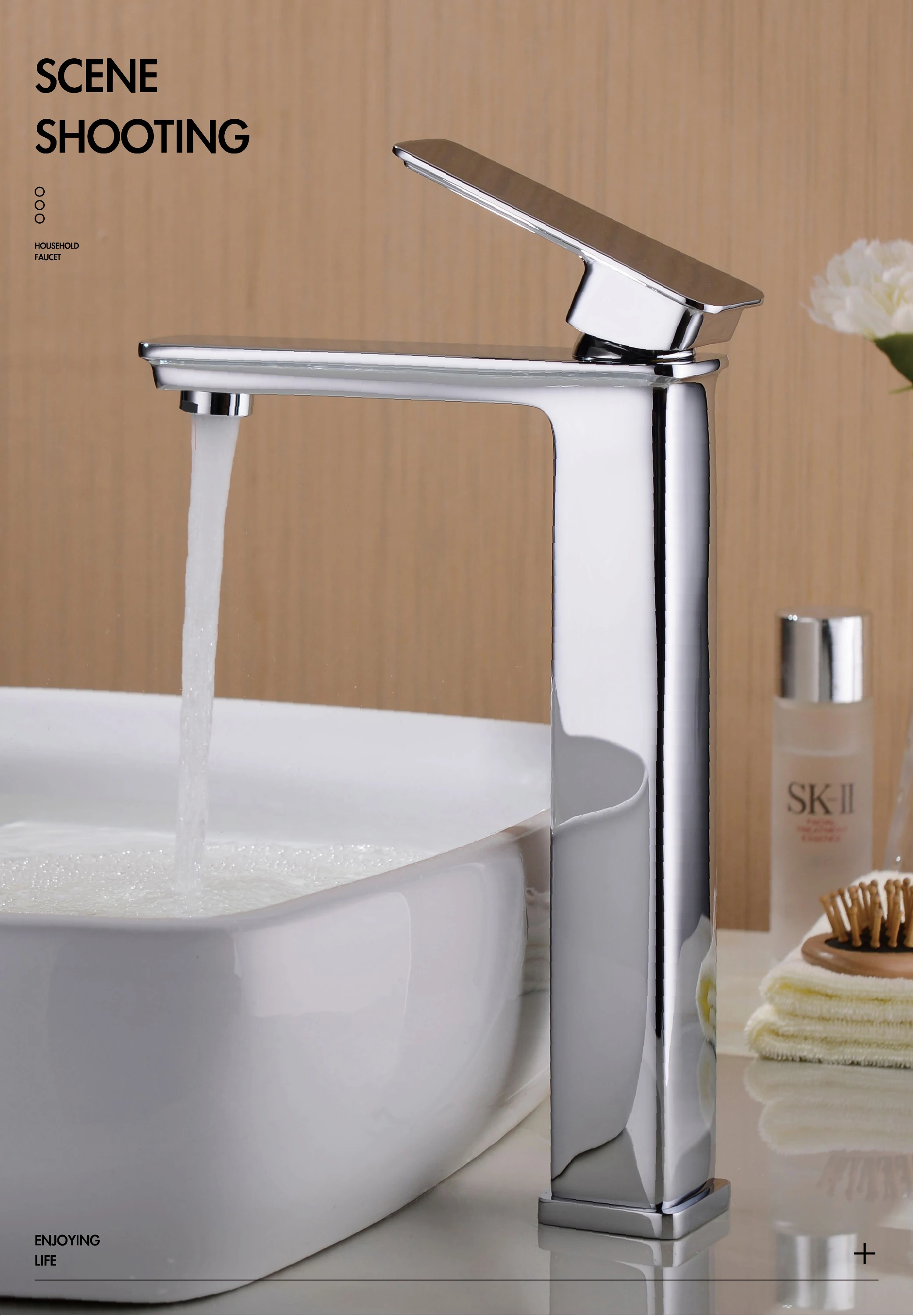 Hbb9b59c5c17149248179d6e502f3815eD - Silver Bathroom Faucet