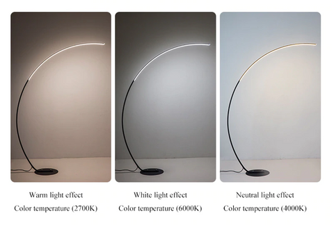 - Arc Shaped Nordic Floor Lamp