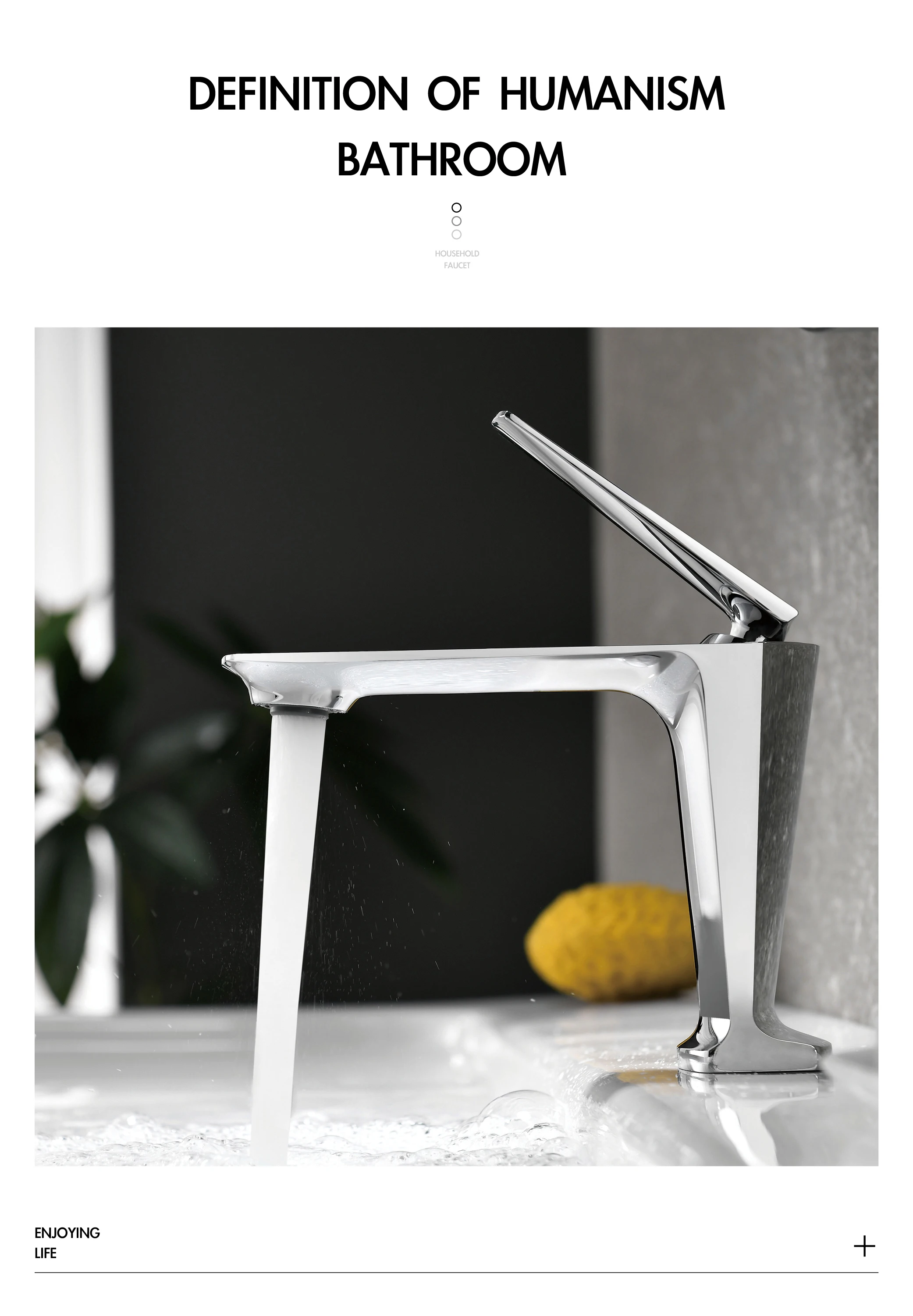 He1dcdbbaaea84535a590aa72761a59f79 - Simple design brass bathroom faucet