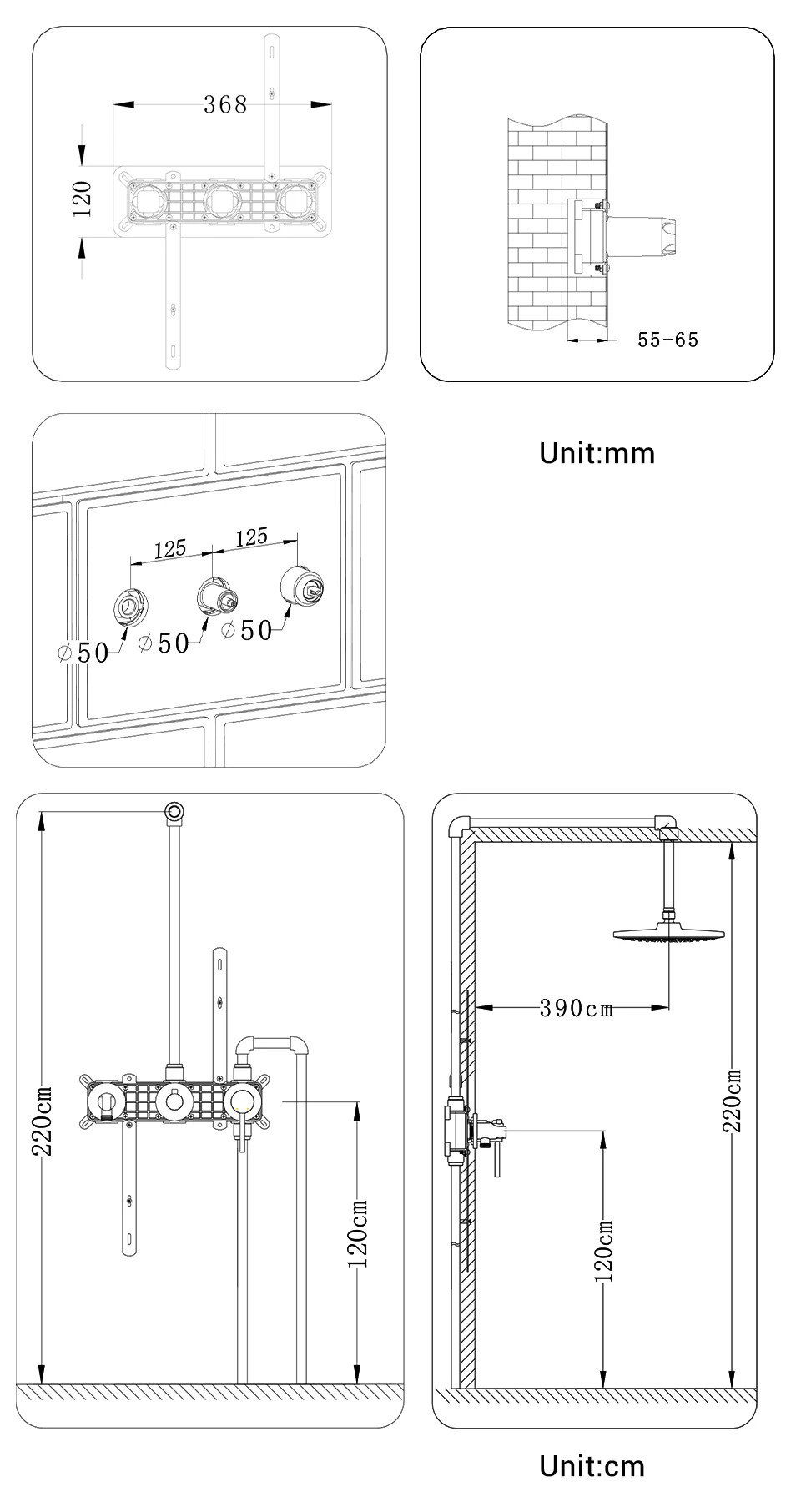 He432c7da5dd647d9b261b00355f413b3i - Built-in Shower Faucet