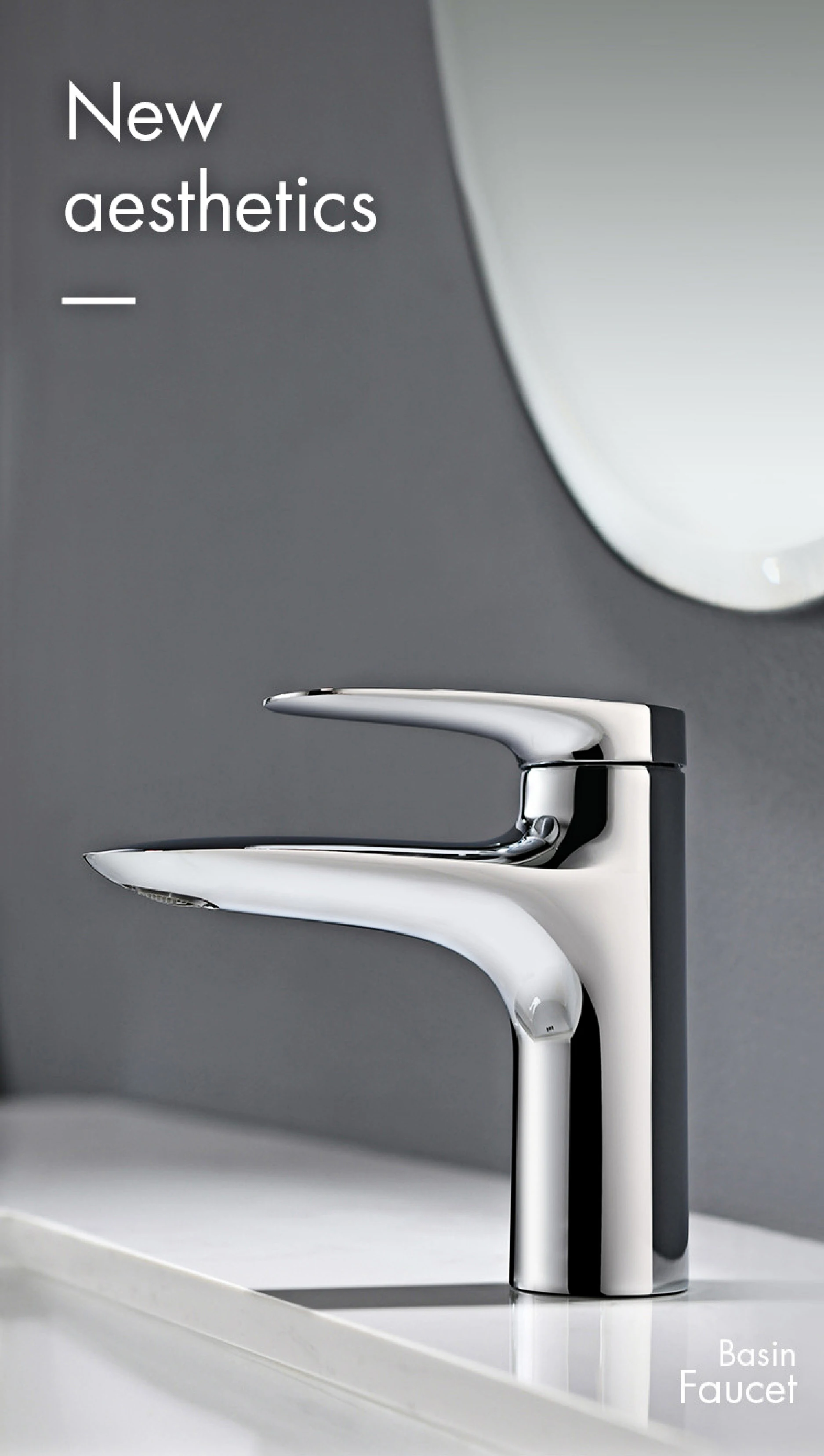 He6bfb3443fe7449a9a559d2af53f2bb8O - Modern simple bathroom brass faucet