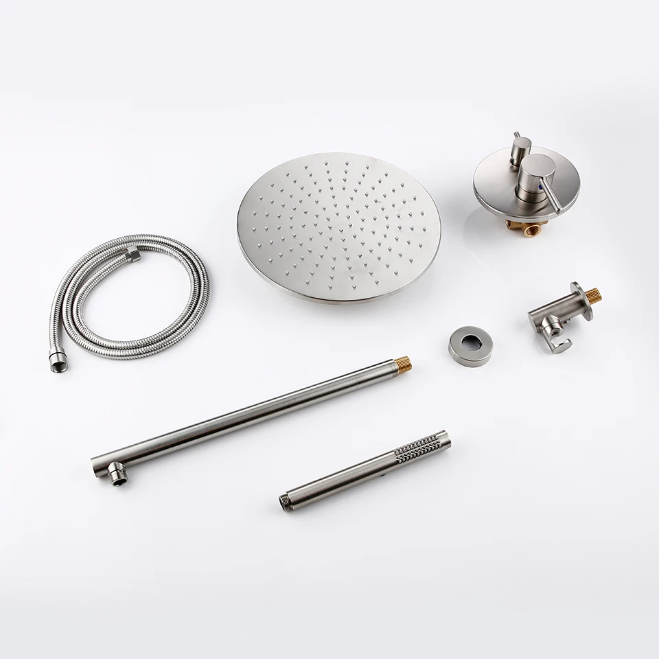 He90d7bc736a34f7da7bc730284dee08bM - Silver Bathroom Shower Faucet