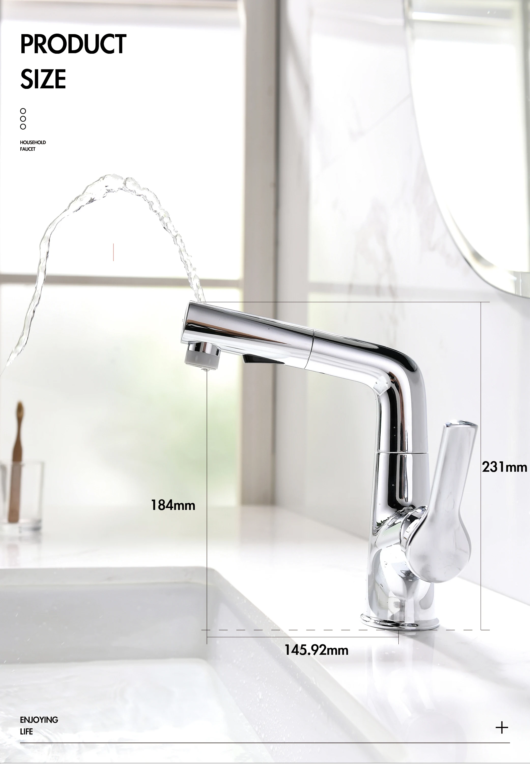Heace670700314369b5f628059fbea0b1H - Brass Bathroom Faucet