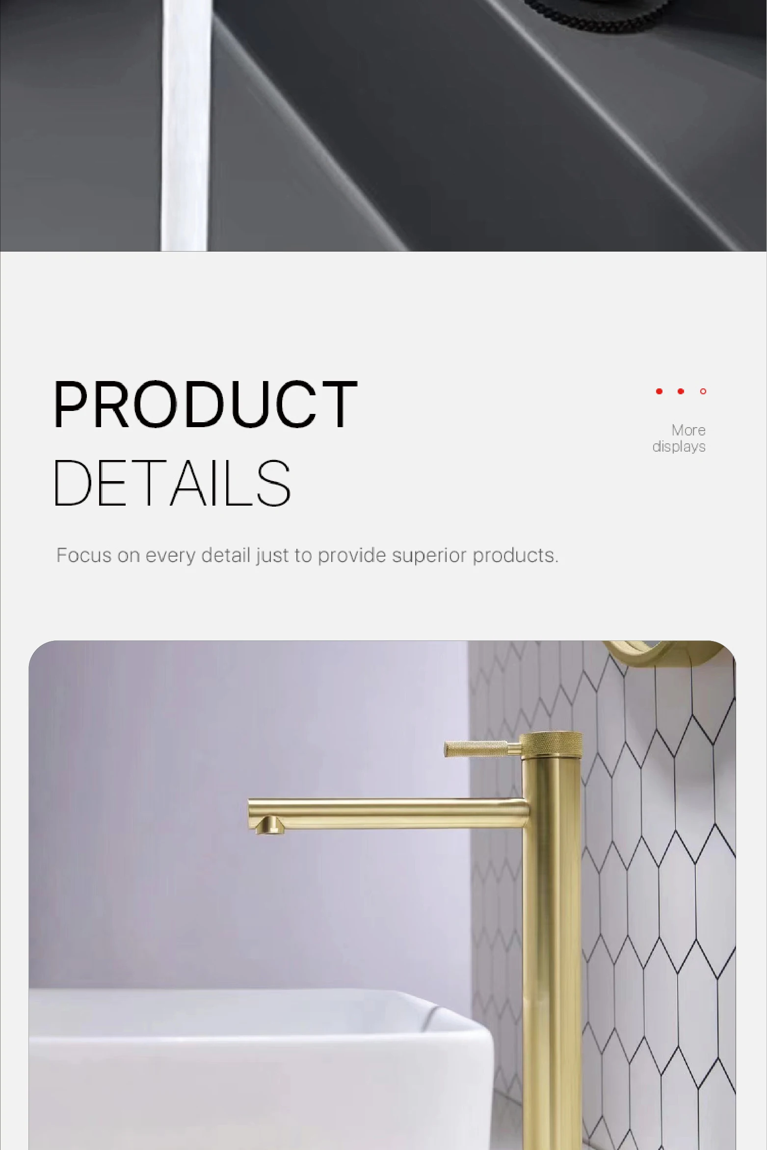 S0c3ef2d0b6cb496abc86e5cc2aad15f5U - Classic pattern design brass bathroom faucet