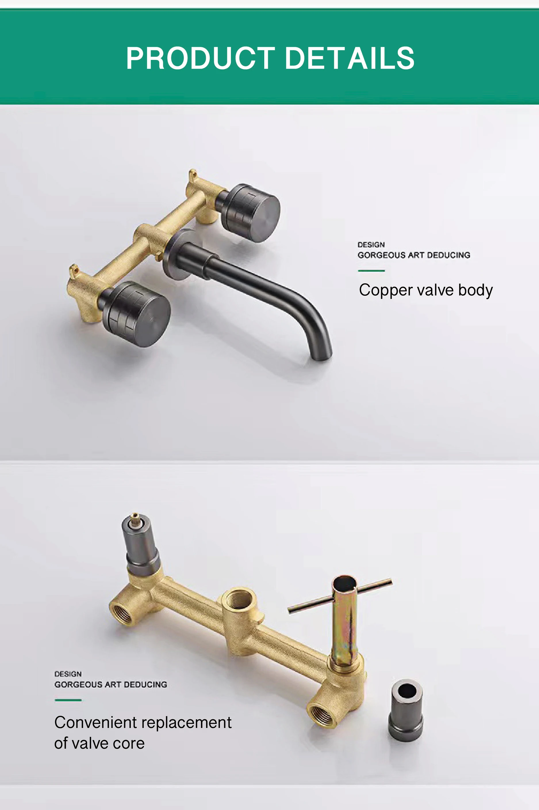 S14849b595be1492d870554e545fc68aac - Concealed bathroom faucet into wall design