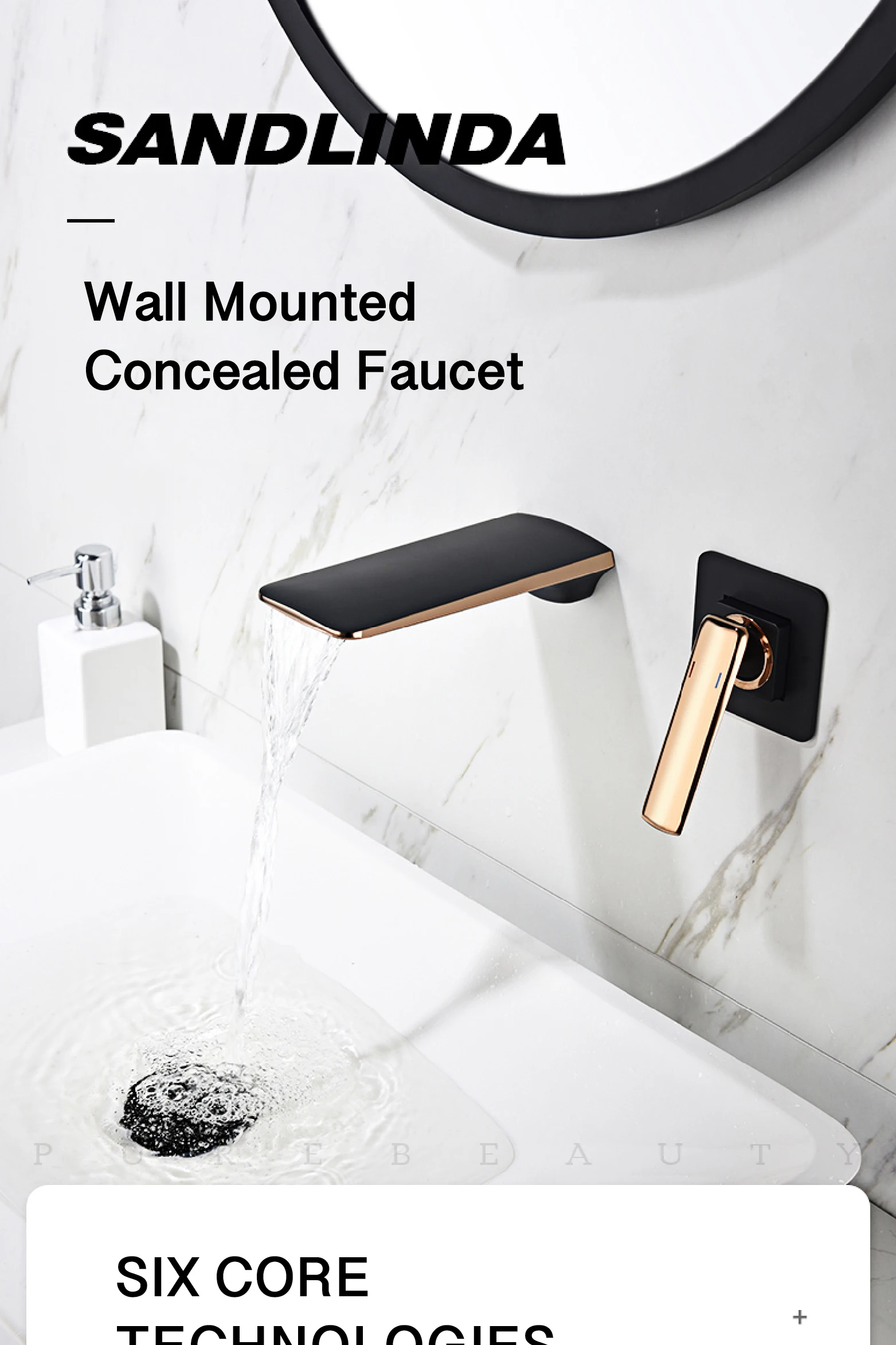 S1a783e04de664436ab96e7b120cf59901 - Bathroom faucet waterfall