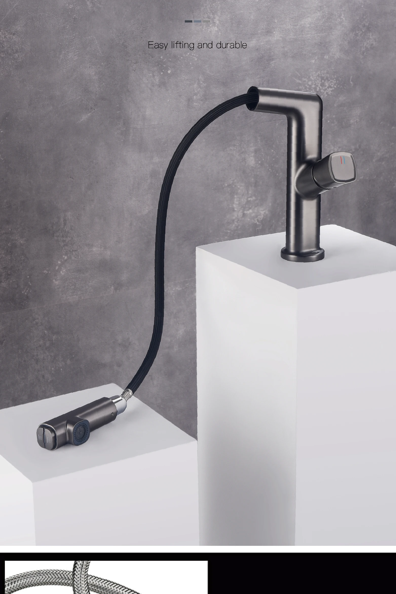S1df738ae442040c39f1f39ce96f97f441 - Pull-out design bathroom faucet