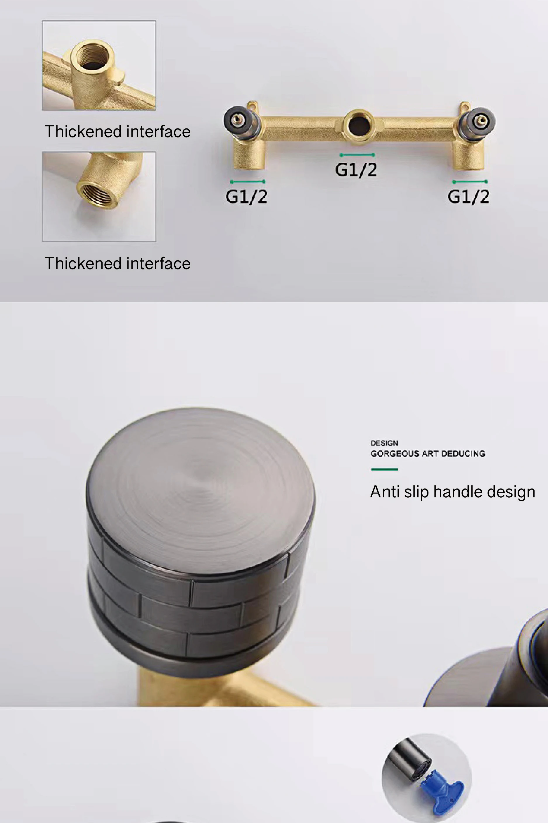S2a23033667a841c09ca14790aba74481S - Concealed bathroom faucet into wall design
