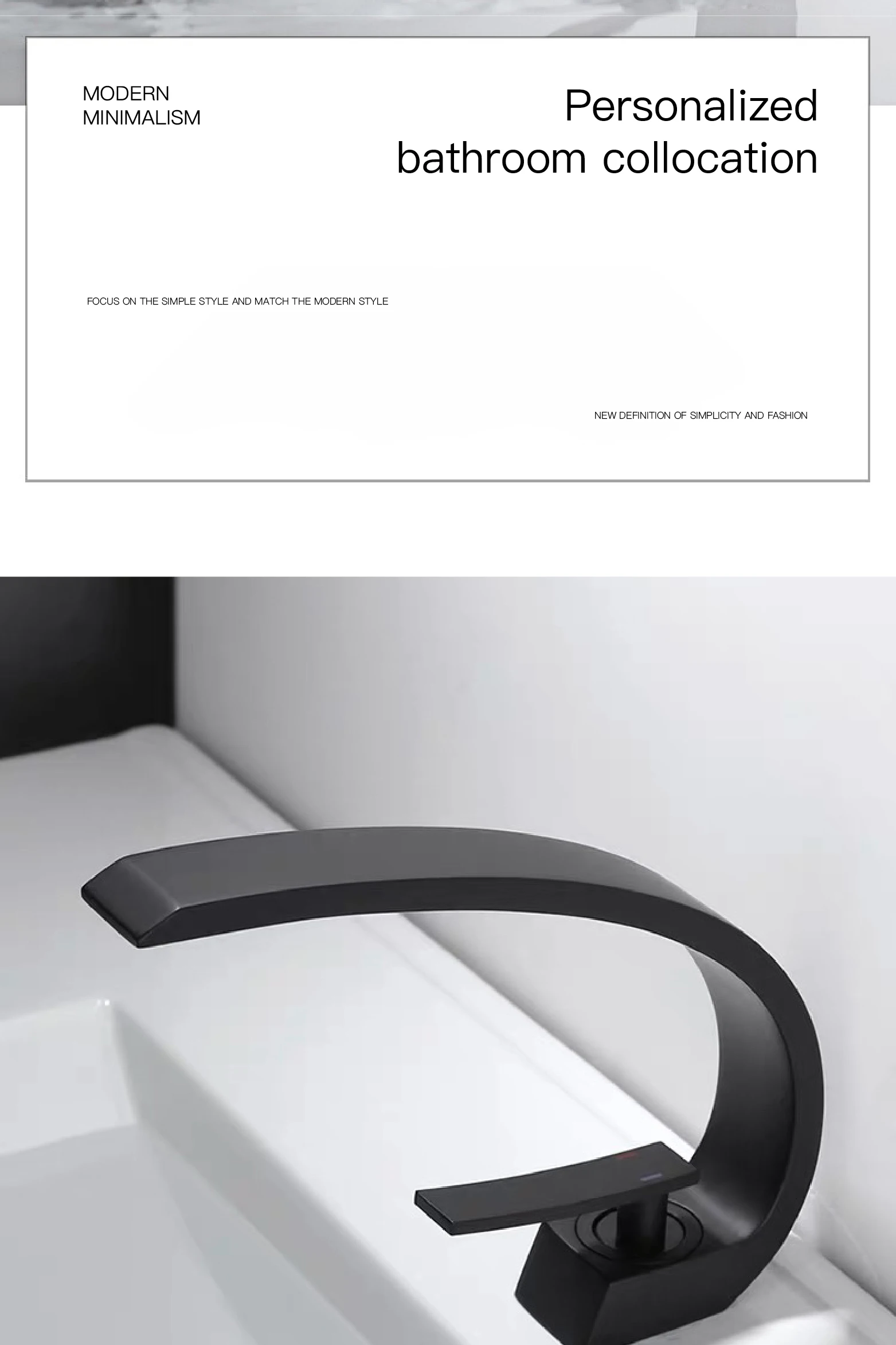 S68e1685fce9b4ce0ac810d815e10f67ah - Unusual design bathroom faucet