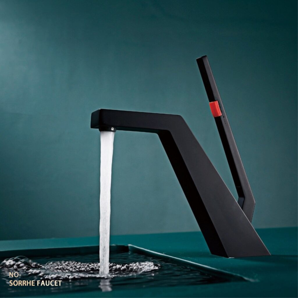 Minimalistic Brass Bathroom Faucet