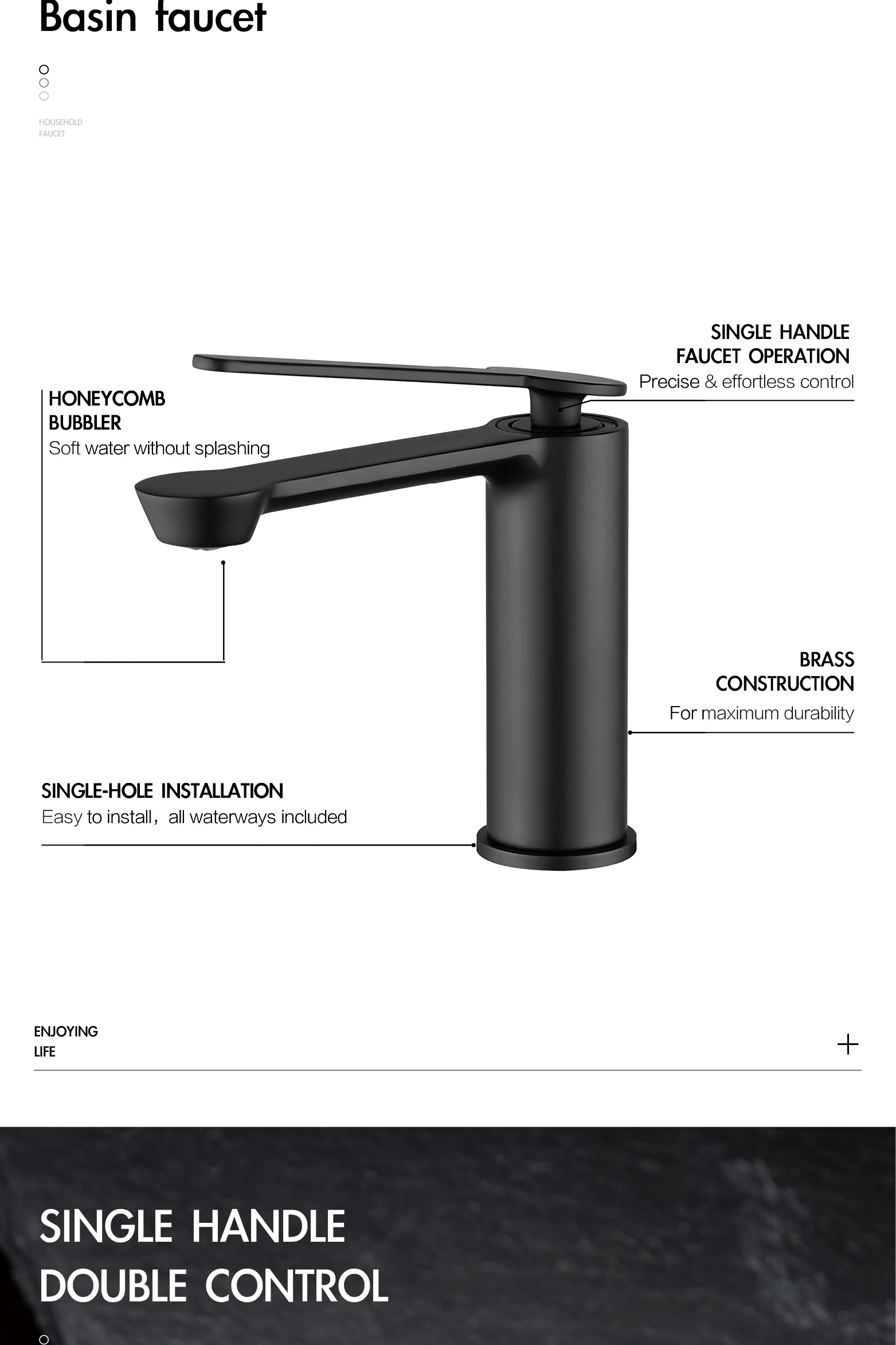 S74814901f4e54f33b5e3c7221ca11b391 - Bathroom Brass Faucet