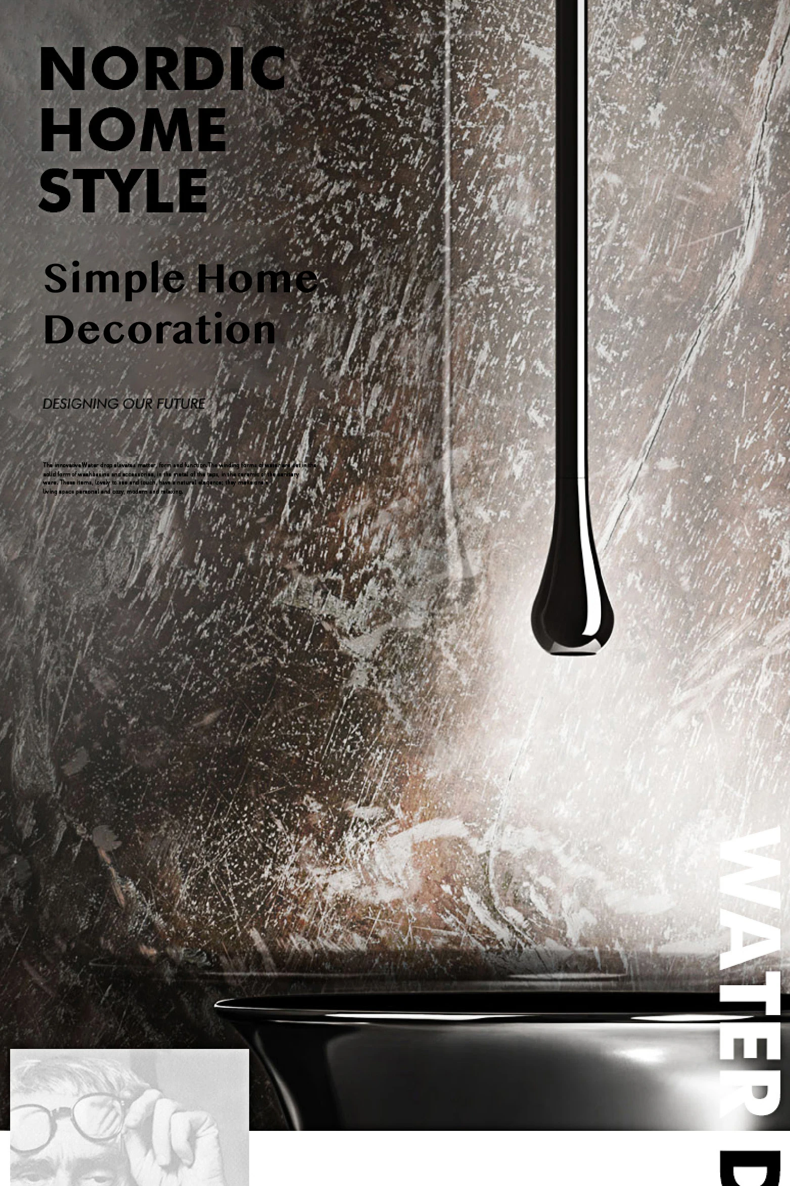 S74f7c2eb8d564e67bb2bc5663287d33do - Bathroom creative ceiling water drop faucet