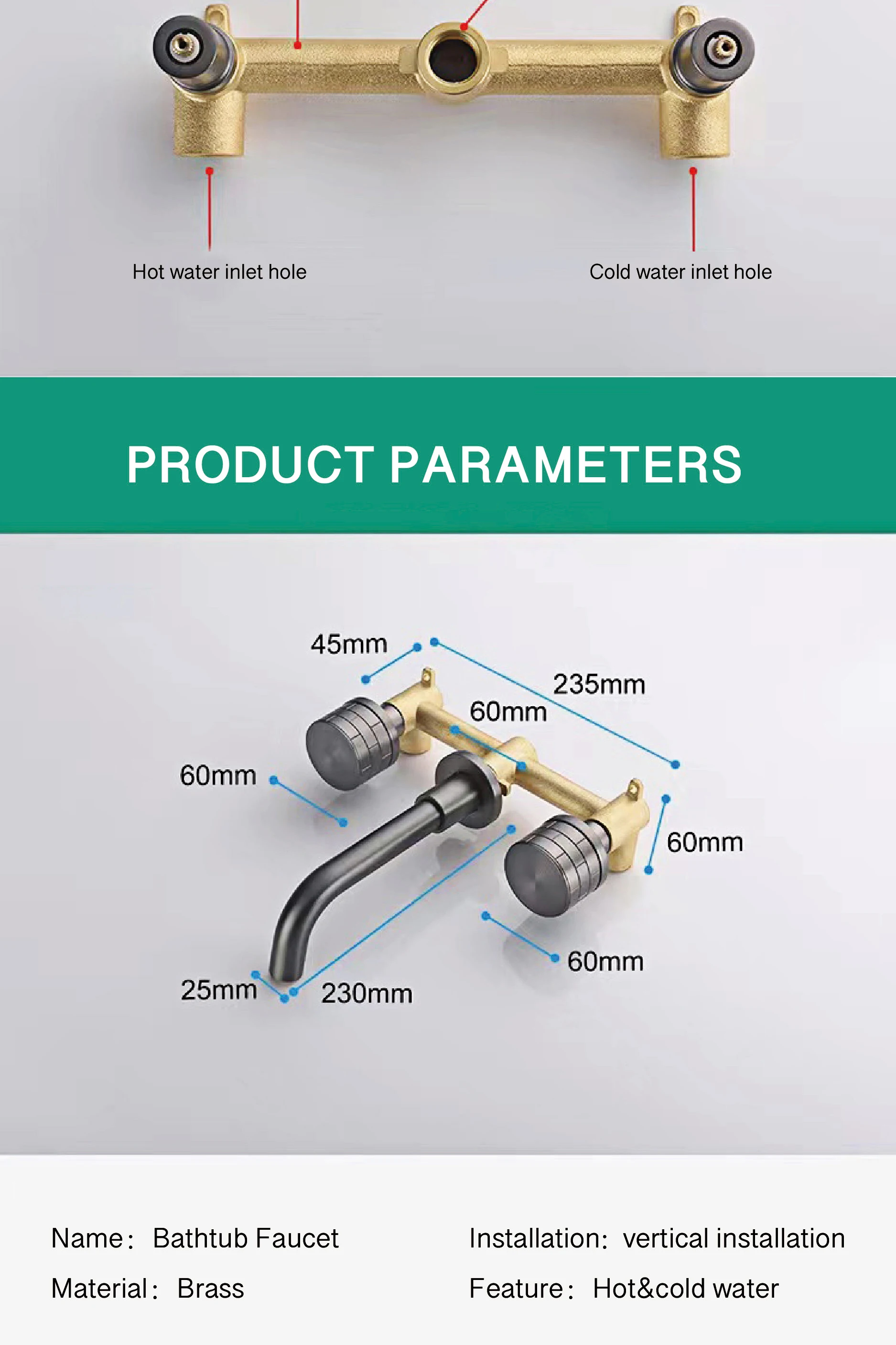 S767d82c6a49d433087fb43d8d6c4cacdc - Concealed bathroom faucet into wall design