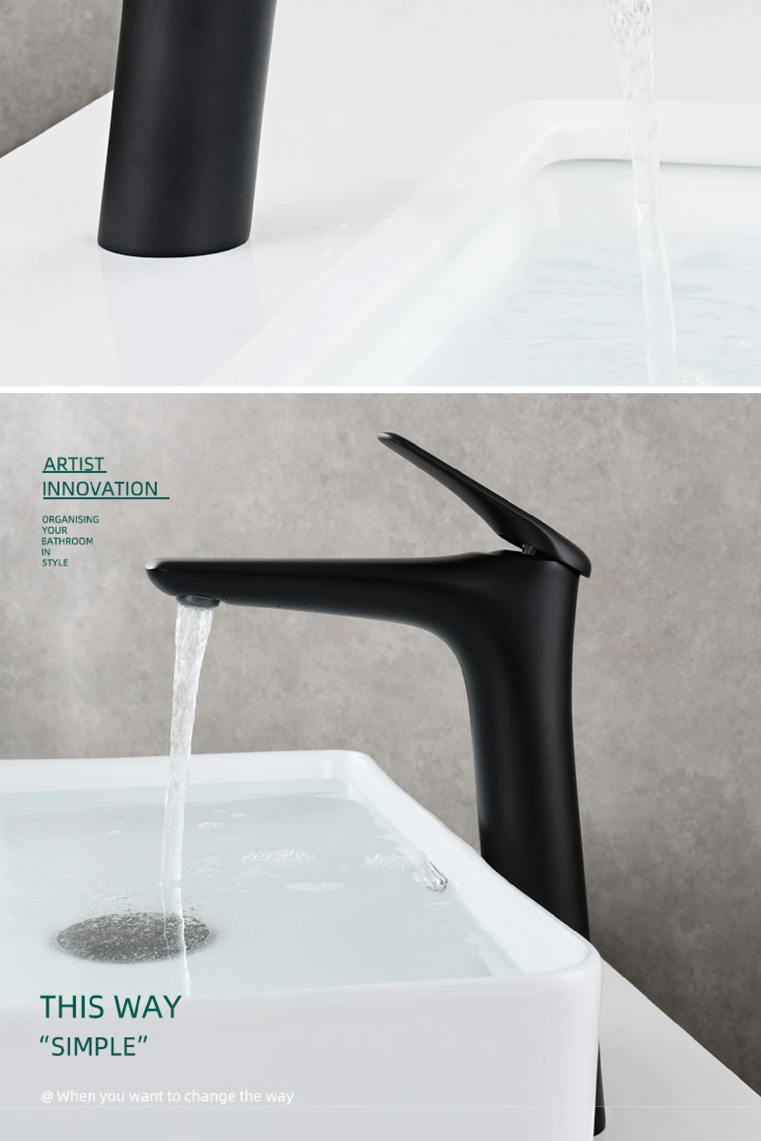 S8e55286ce33c47459285dc5b1da4df40t - Bathroom brass faucet