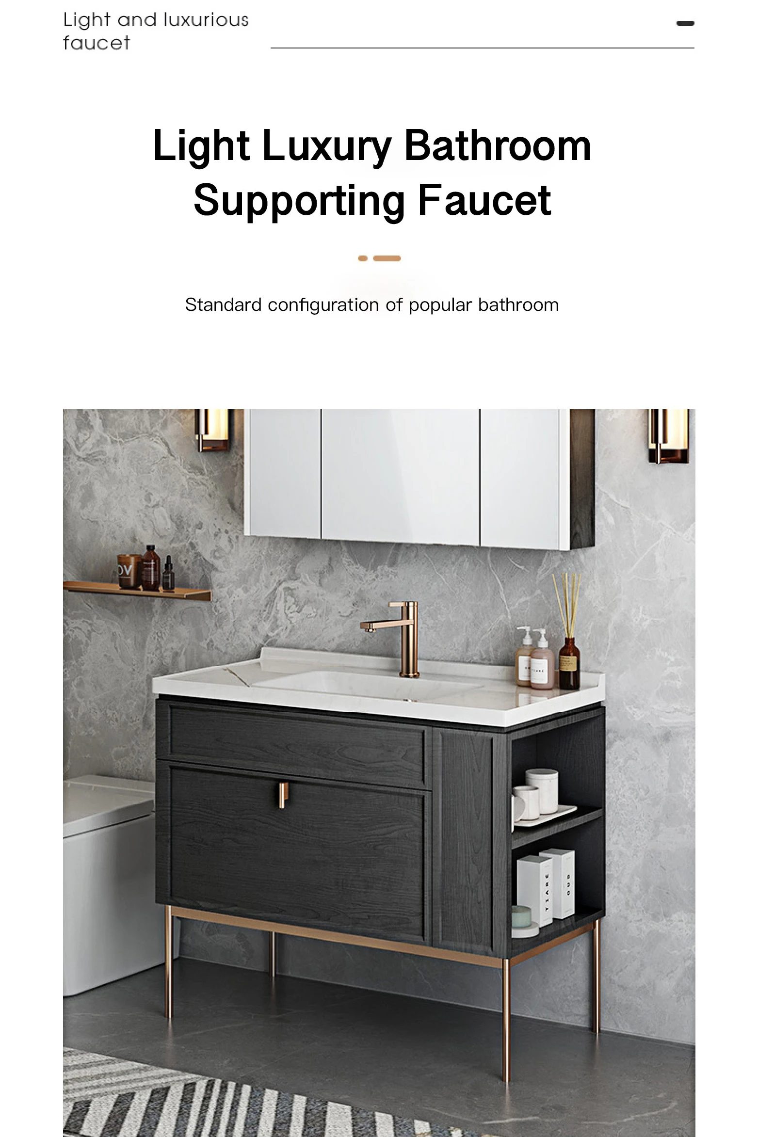 Sa161cbcf2e944cce80e3520ff620a33dr - Bathroom brass faucet simple design