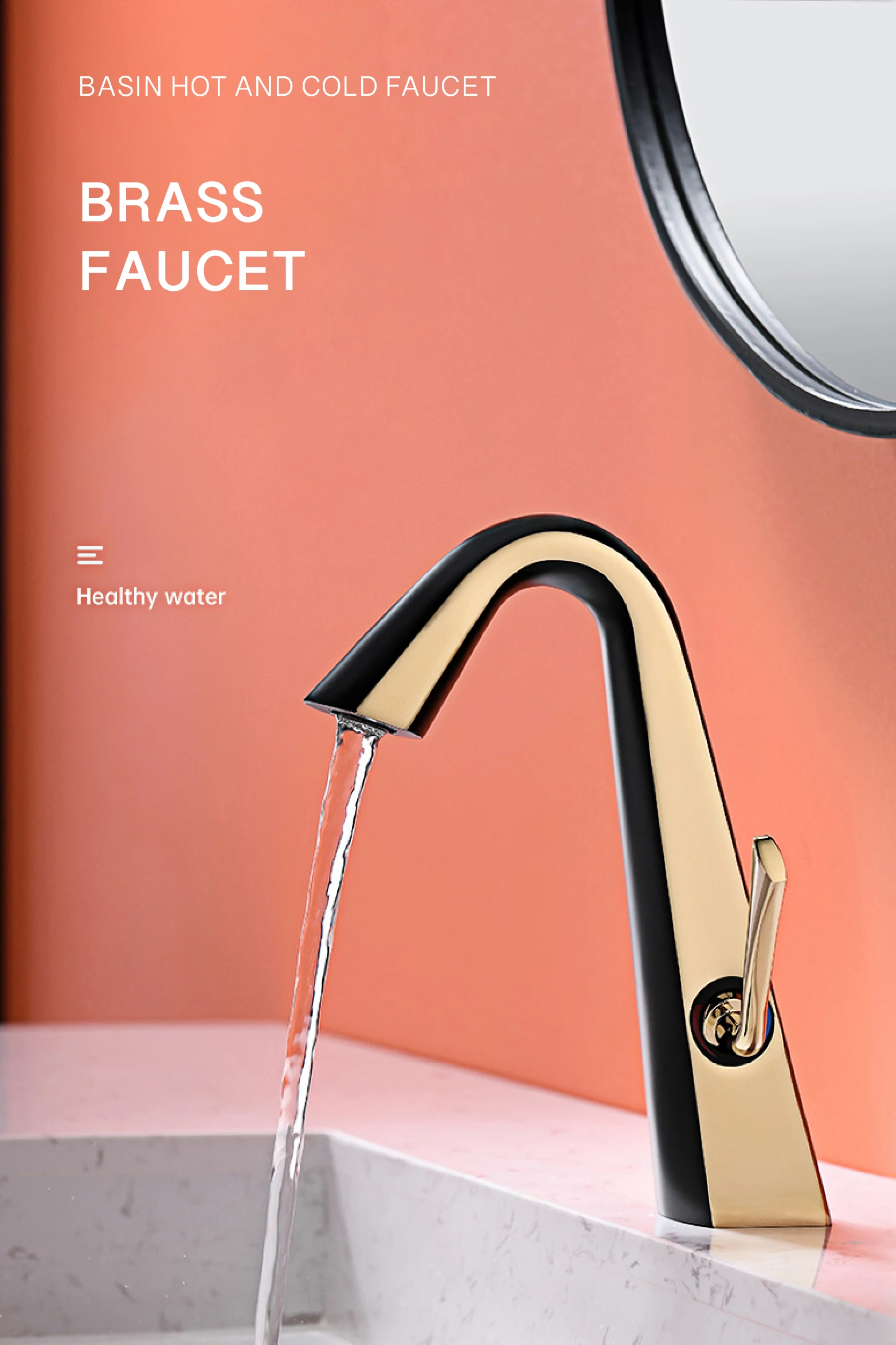 Saea0a8bdf5af4738ac9b5cc7715e50d5u - Brass Bathroom Faucet
