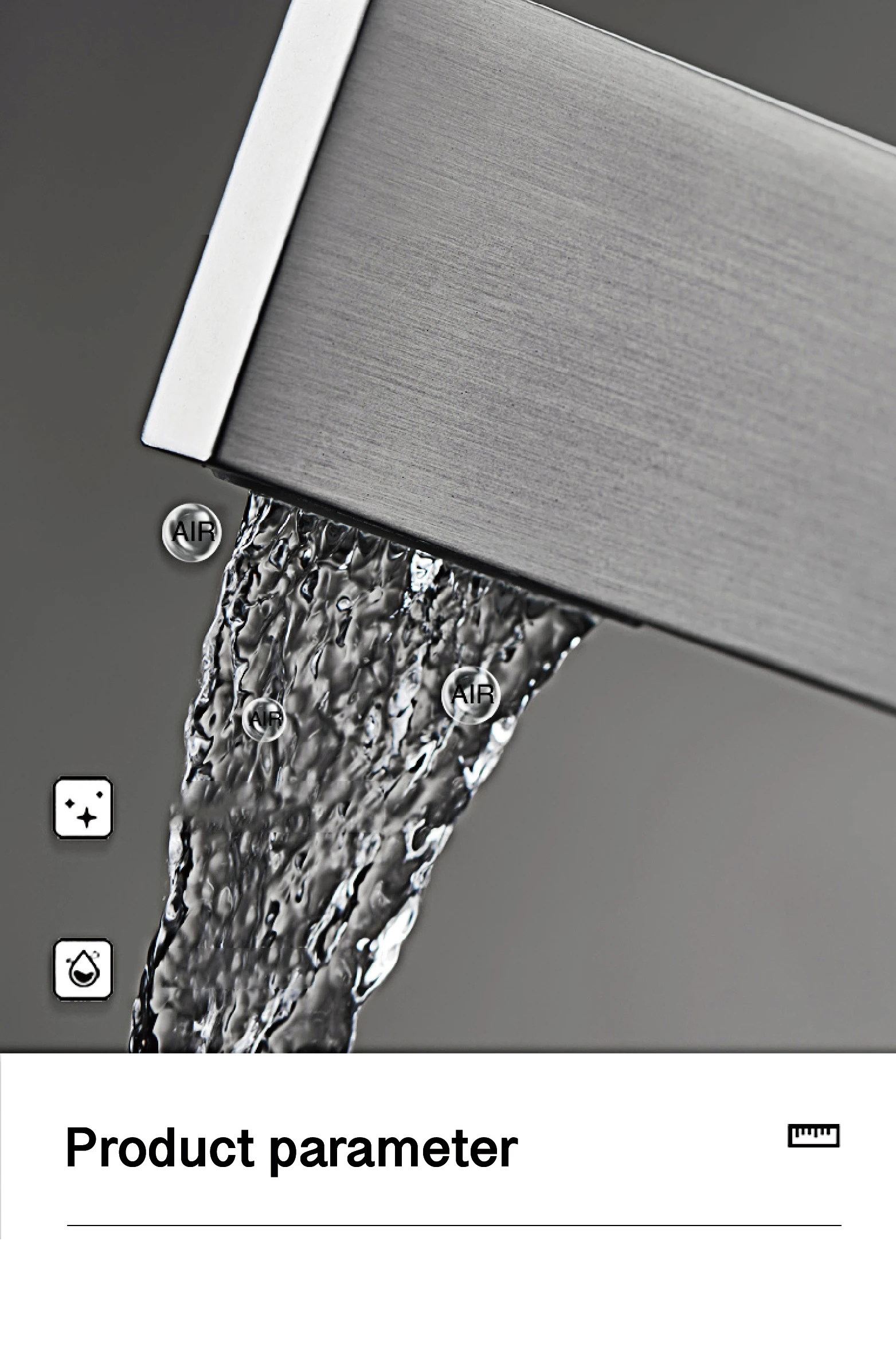 Sb2d039f4d0b746aabc84cd4994dfb832O - Luxury bathroom waterfall faucet