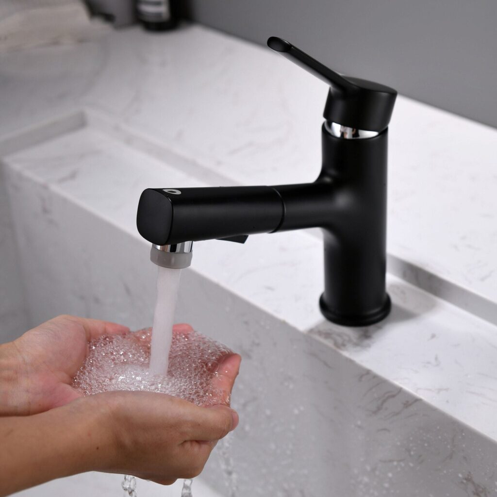 Practic bathroom faucet