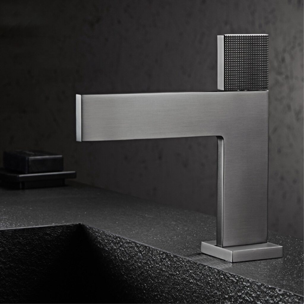 Luxury bathroom waterfall faucet