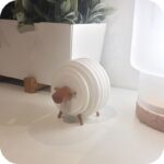 Sheep Shape Anti Slip Drink Coasters Near The Lamp - ZenQ Designs