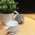 Sheep Shape Anti Slip Drink Coasters On The Tray - ZenQ Designs