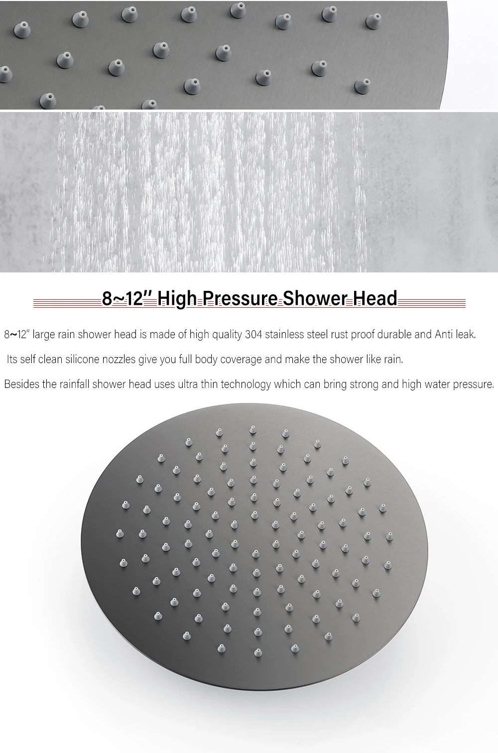U268438eed3a045a1a97a11d844e51eafJ - Bathroom Tap Set Bathtub Shower Faucets
