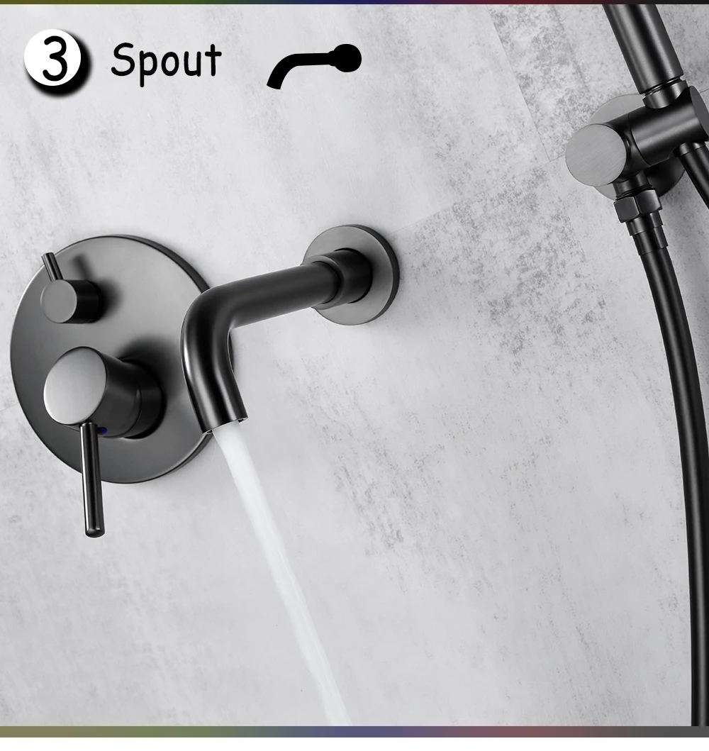 U82e3ea1986ca42c7be980400f2bd00ff4 - Bathroom Tap Set Bathtub Shower Faucets