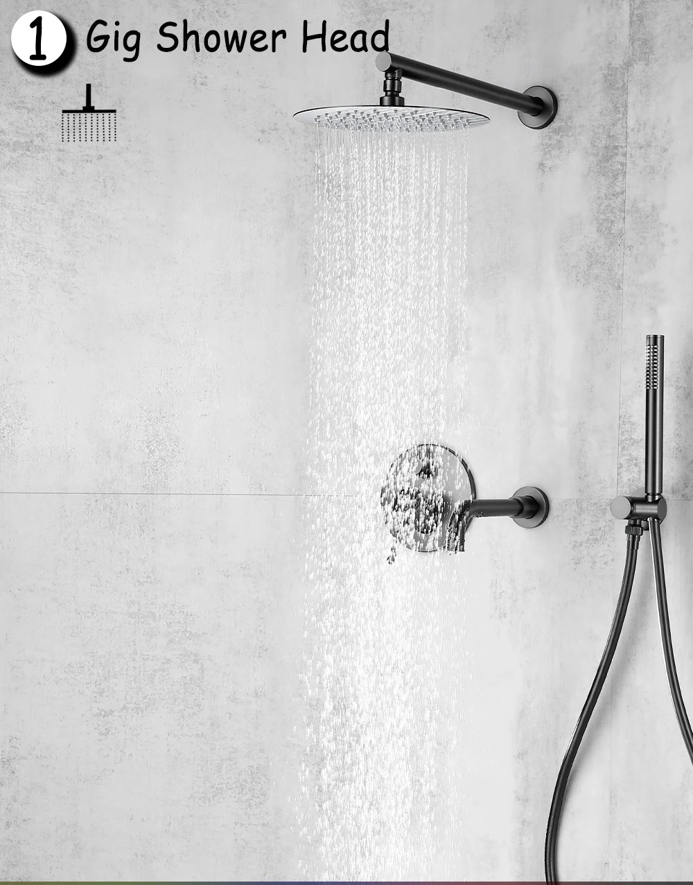 U8ce2c20448c64d93b5765cfe3464fab3z - Bathroom Tap Set Bathtub Shower Faucets