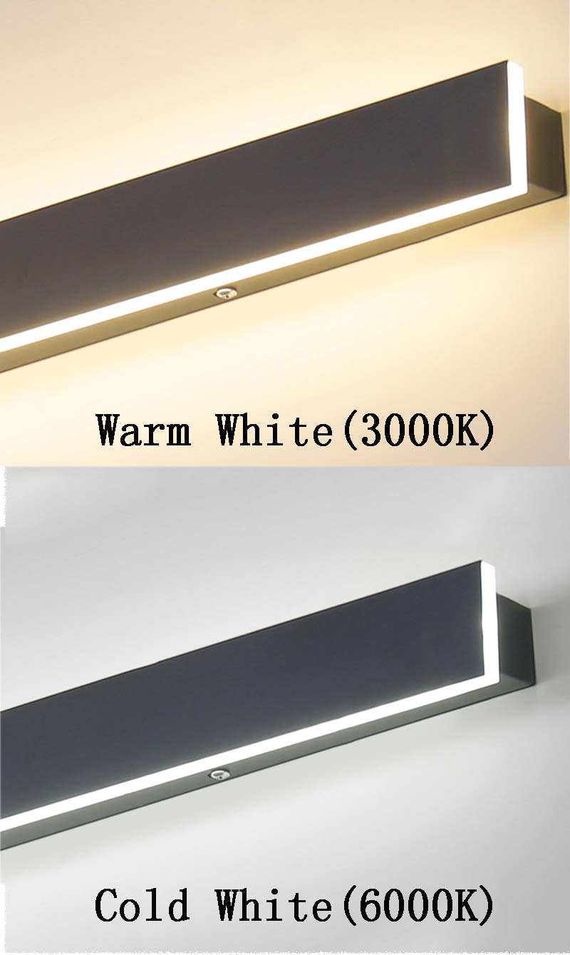 Warm white and cold white variants of the Modern Wall Fixture - ZenQ Designs