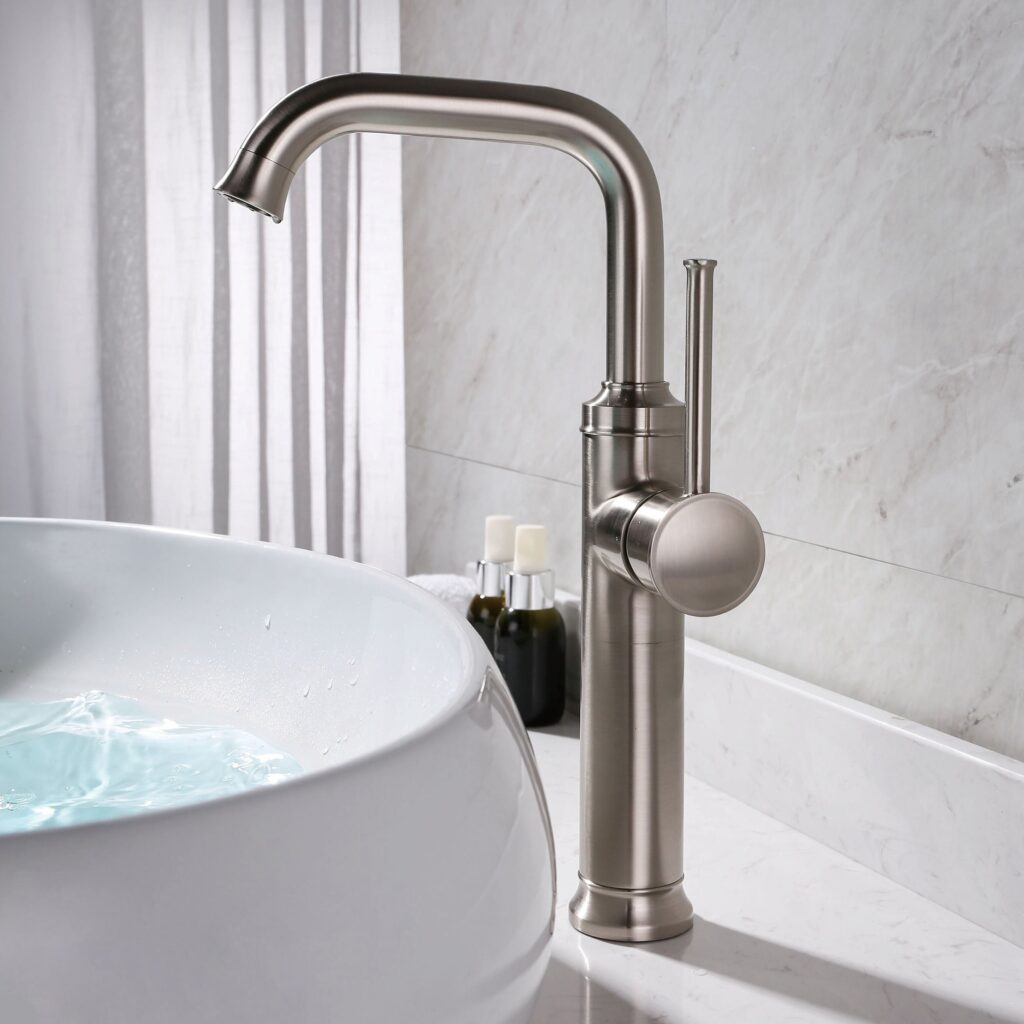 Simple Brass Bathroom Faucet