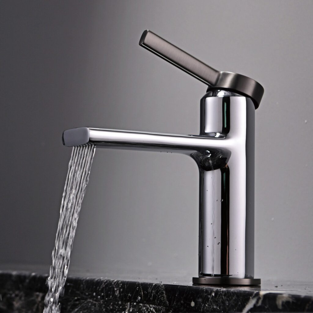 Modern Waterfall Brass Bathroom Faucet