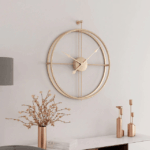 Large Nordic Vintage Metal Clock - ZenQ Designs