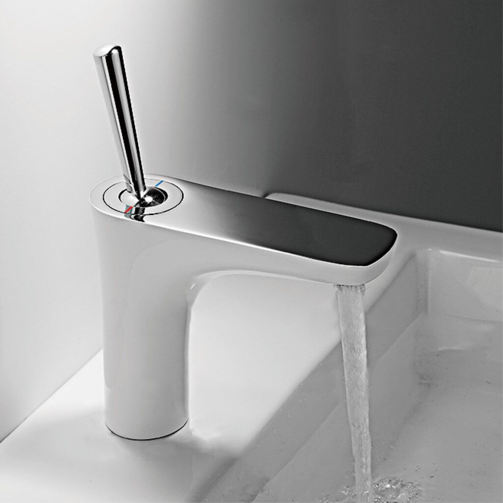 White Luxury Bathroom Faucet