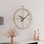 Large Nordic Vintage Metal Clock - ZenQ Designs