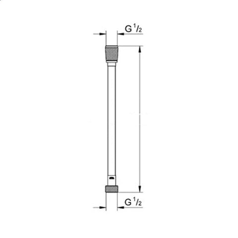 - Metallic Handheld Shower Hose