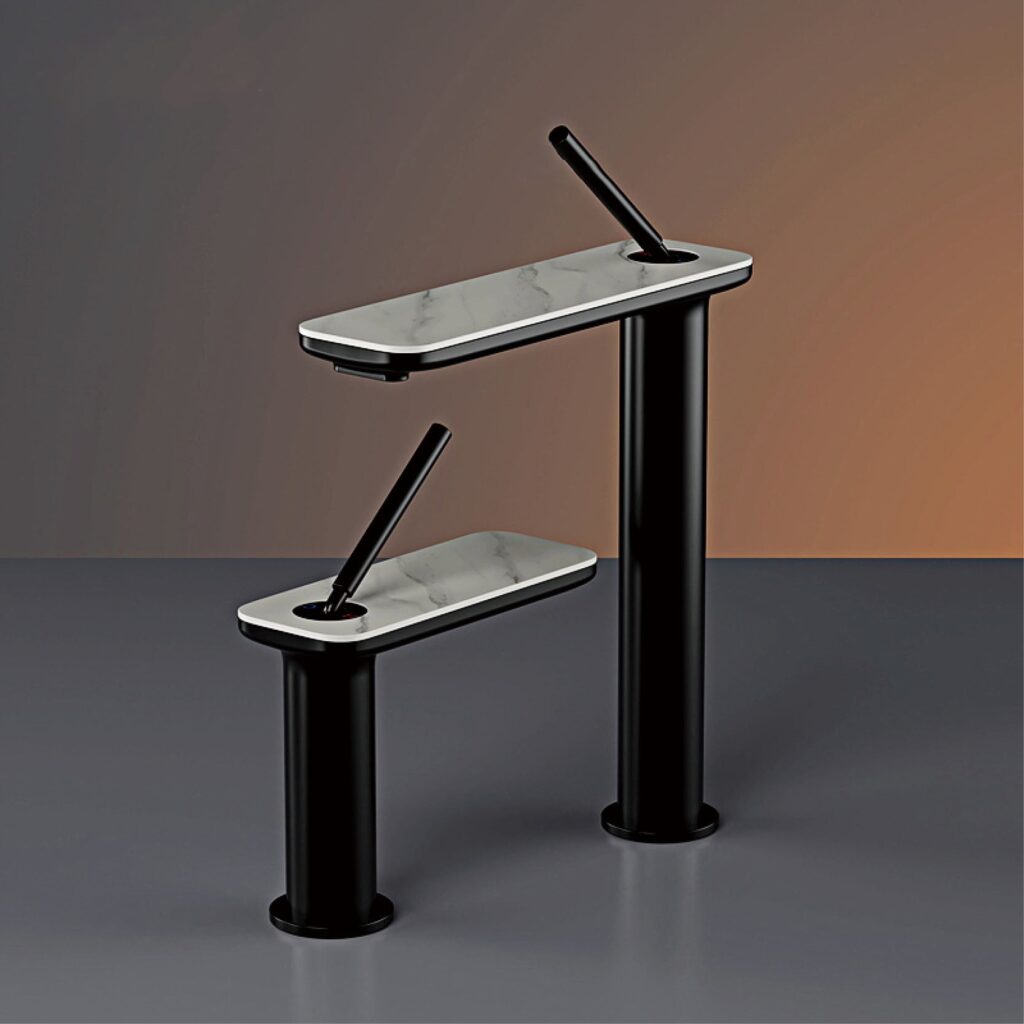 Simple And Luxorious Brass Bathroom Faucet