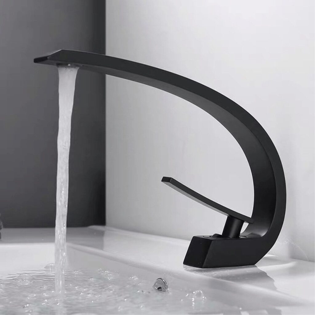 Unusual design bathroom faucet