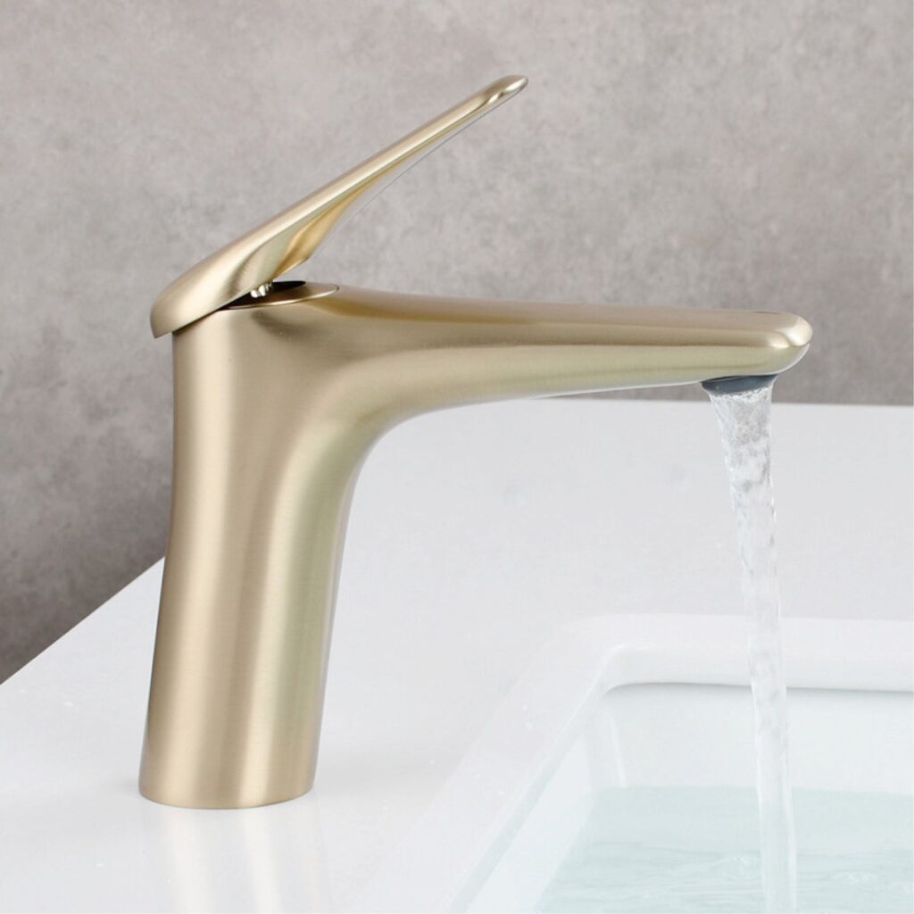 Bathroom brass faucet