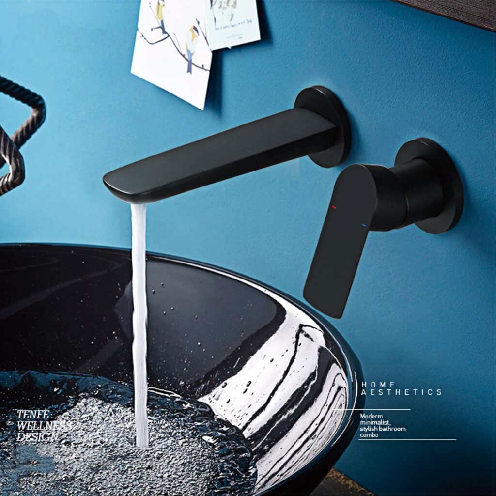 Brass Bathroom concealed basin faucet