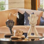 Minimalist Ceramic Abstract Head Vase - ZenQ Designs