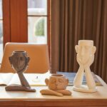 Minimalist Ceramic Abstract Head Vase - ZenQ Designs