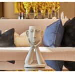 Minimalist Ceramic Abstract Head Vase - ZenQ Designs