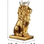 Crowned Lion Statue - ZenQ Designs
