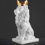 Crowned Lion Statue - ZenQ Designs