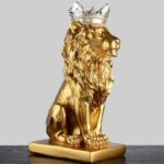 Crowned Lion Statue - ZenQ Designs